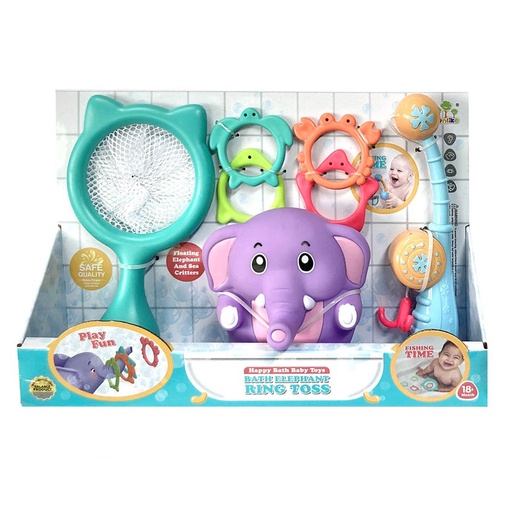 [86080006] SET JUGUETES BAÑERA ELEFANTE