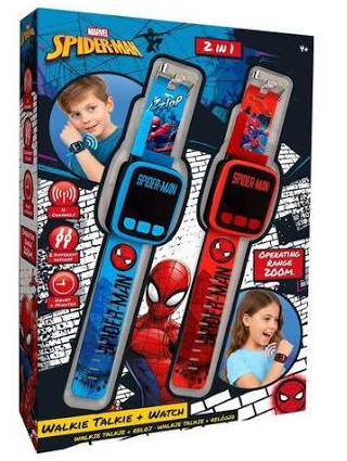 [12490073] WALKIE TALKIE/RELOJ SPIDERMAN