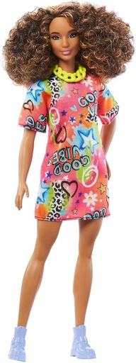 [24515747] BARBIE FASHIONISTA PELO RIZADO