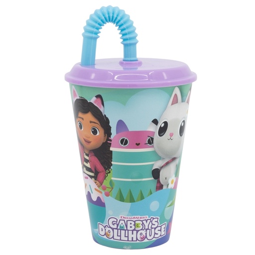 [33521230] VASO C/CAÑA GABBY'S 430 ML.