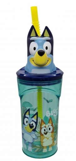 [33550666] VASO FIGURITA BLUEY 3D 360 ML.