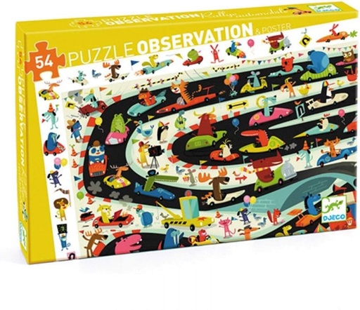 [36207564] PUZZLE OBSERVACION RALLY COCHE