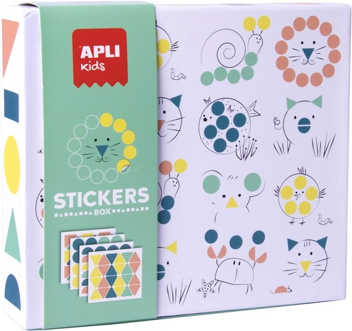[48418361] STICKERS GEOMETRICOS ANIMALES