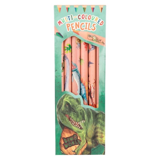 [50212100] LAPICES MULTICOLOR DINO WORLD