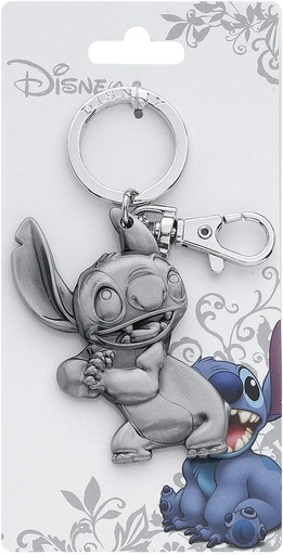 [56085921] LLAVERO STITCH PLATEADO 5 CM.