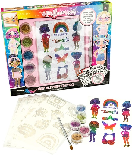 [61692021] INFLUENCER SET GLITTER TATTOO