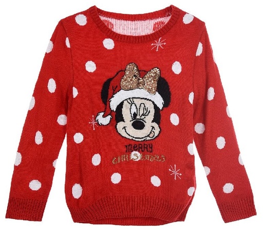 [67813732] SUDADERA MINNIE ROJA T.6