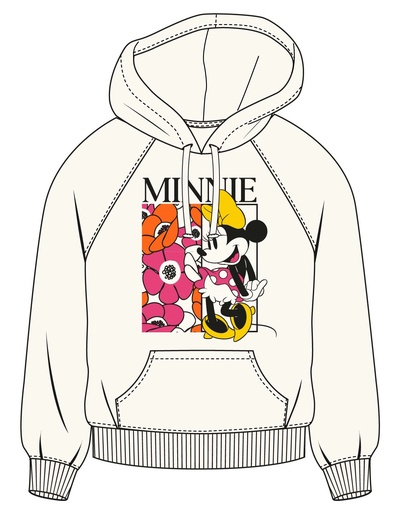 [67861645] SUDADERA MINNIE BLANCA T.M