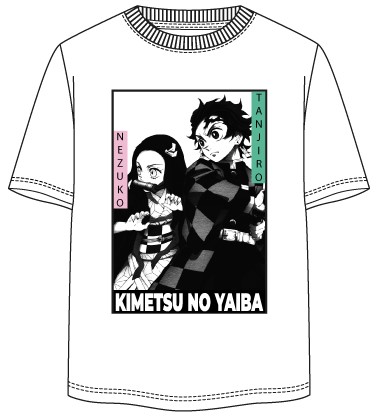 [67892547] CAMISETA DEMON SLAYER BL. T.L