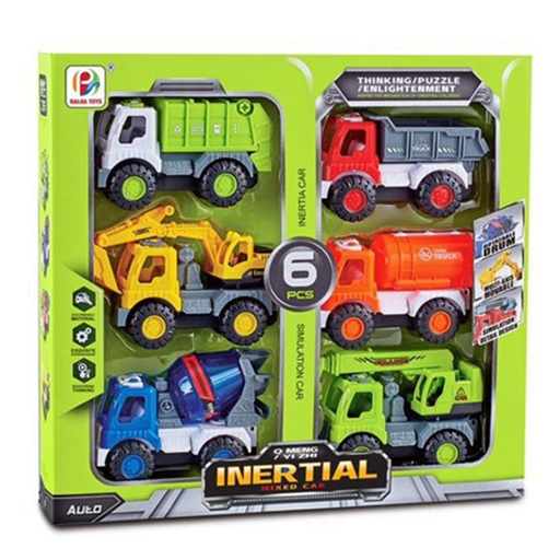 [86054420] CAMIONES FRICCION (SET 6)