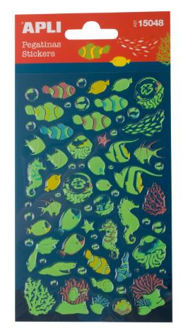 [48415048] PEGATINAS PECES LUMINISCENTES