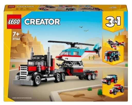 [22531146] CAMION PLATAFORMA C/HELICOPTERO