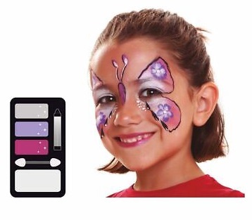 [55227096] KIT MAQUILLAJE MARIPOSA PERLADO