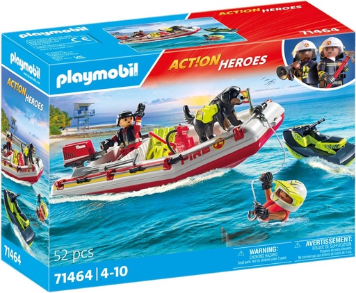[30071464] BOTE BOMBEROS C/MOTO AGUA