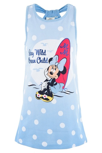 [67805820] VESTIDO MINNIE AZUL T.3