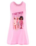[67887799] VESTIDO BARBIE ROSA T.8
