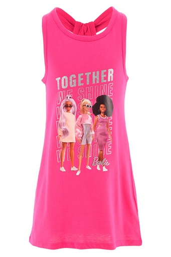 [67896968] VESTIDO BARBIE FUCSIA T.6