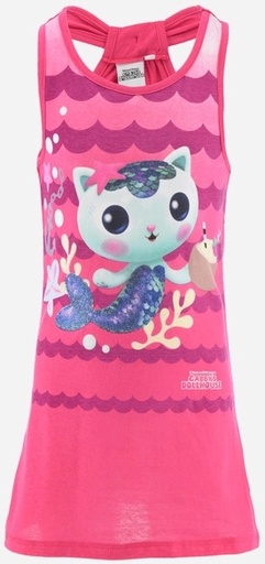 [67897570] VESTIDO GABBY FUCSIA T.4