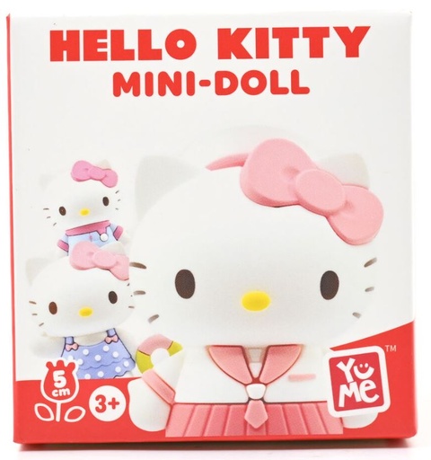 [02511580] FIGURA HELLO KITTY VESTIDOS 5 CM.