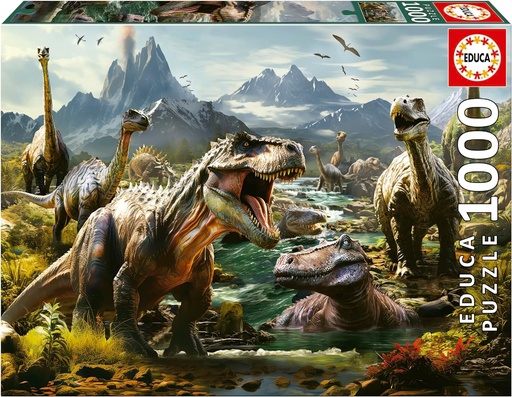 [04019924] PUZ.1000 DINOSAURIOS FEROCES