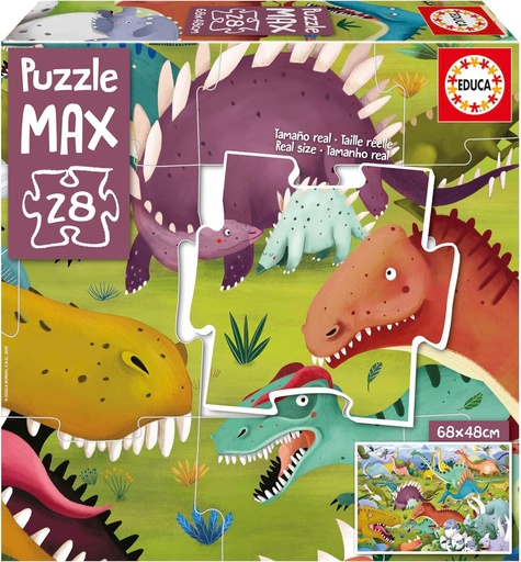 [04019954] PUZ.28 MAX DINOSAURIOS