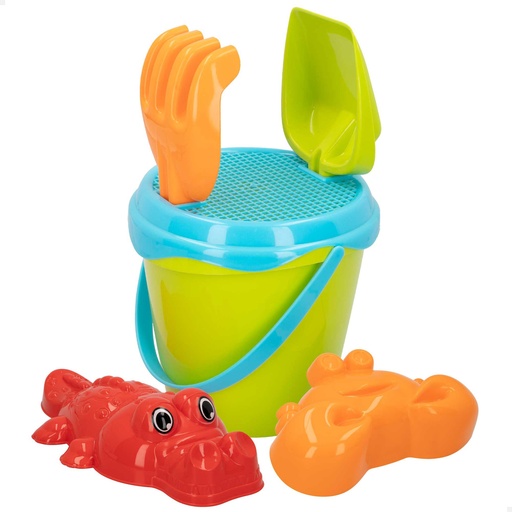 [05649270] CUBO PLAYA 18CM.+PALAS+MOLDES