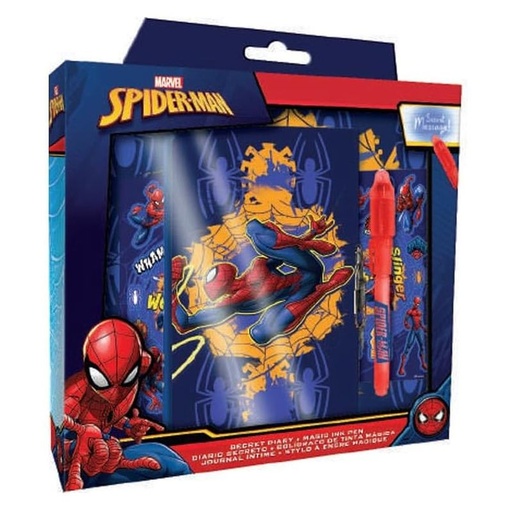 [12488530] DIARIO C/BOLI MAGICO SPIDERMAN