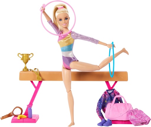 [24517589] BARBIE GIMNASTA C/BARRA Y ACC.