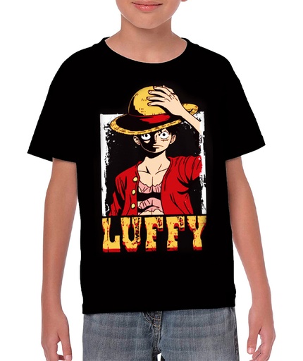 [64971631] CAMISETA ONE PIECE LUFFY NEG.12
