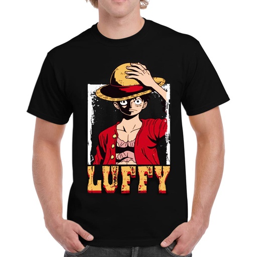 [64971633] CAMISETA ONE PIECE LUFFY NEG.M